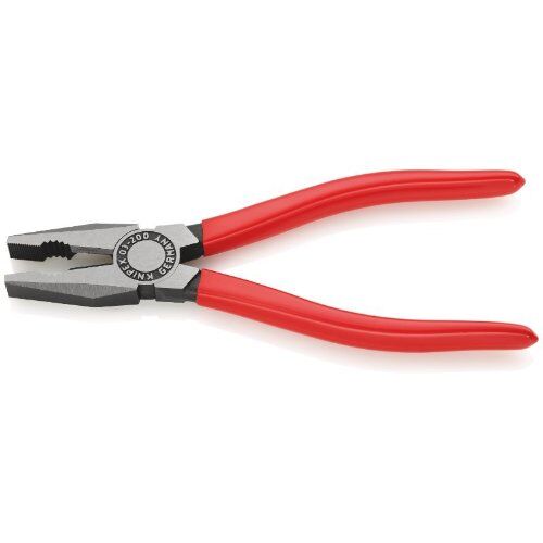  Kombizangen Kombizangen KNIPEX 03 01 200 EAN Kombizange mit Kunststoff überzogen schwarz atramentiert 200 mm 12381022