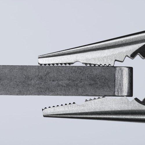  Spitz-Kombizangen KNIPEX 08 21 145 Spitz-Kombizange mit Kunststoff überzogen schwarz atramentiert 145 mm 12381056