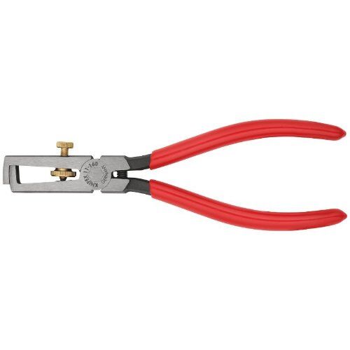  Abisolierzangen universal KNIPEX 11 01 160 Abisolierzange mit Öffnungsfeder, universal mit Kunststoff überzogen schwarz atramentiert 160 mm 12380411