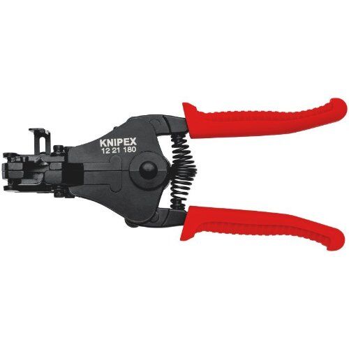 Abisolierzangen mit Formmessern KNIPEX 12 21 180 EAN Abisolierzange mit Formmessern mit Kunststoff-Griffhüllen schwarz lackiert 180 mm 12380325