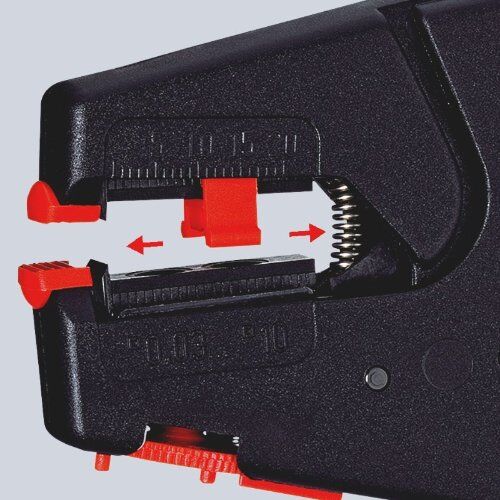  Selbsteinstellende Abisolierzangen KNIPEX 12 40 200 Selbsteinstellende Abisolierzange  200 mm 12380392