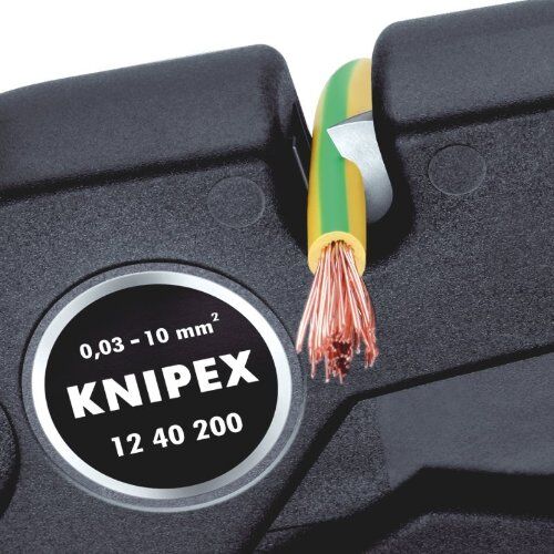  Selbsteinstellende Abisolierzangen KNIPEX 12 40 200 Selbsteinstellende Abisolierzange  200 mm 12380392