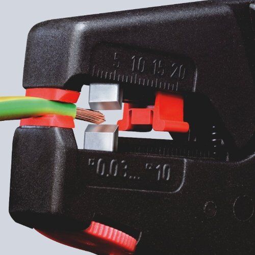  Selbsteinstellende Abisolierzangen KNIPEX 12 40 200 Selbsteinstellende Abisolierzange  200 mm 12380392
