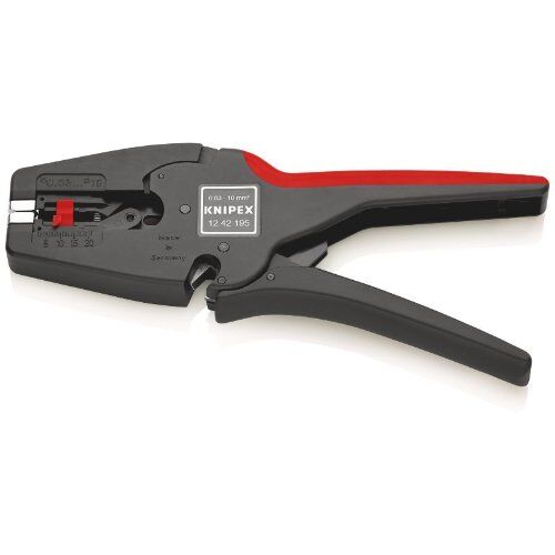  KNIPEX MultiStrip 10 Automatische Abisolierzange KNIPEX 12 42 195 SB MultiStrip 10 Automatische Abisolierzange 195 mm 12380347