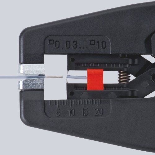  KNIPEX MultiStrip 10 Automatische Abisolierzange KNIPEX 12 42 195 SB MultiStrip 10 Automatische Abisolierzange 195 mm 12380347