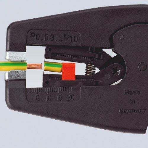  KNIPEX MultiStrip 10 Automatische Abisolierzange KNIPEX 12 42 195 SB MultiStrip 10 Automatische Abisolierzange 195 mm 12380347