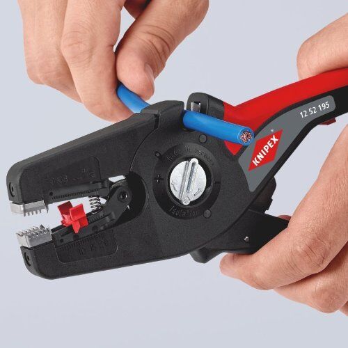  KNIPEX MultiStrip 10 Automatische Abisolierzange KNIPEX 12 52 195 PreciStrip16 Automatische Abisolierzange 195 mm 12380348