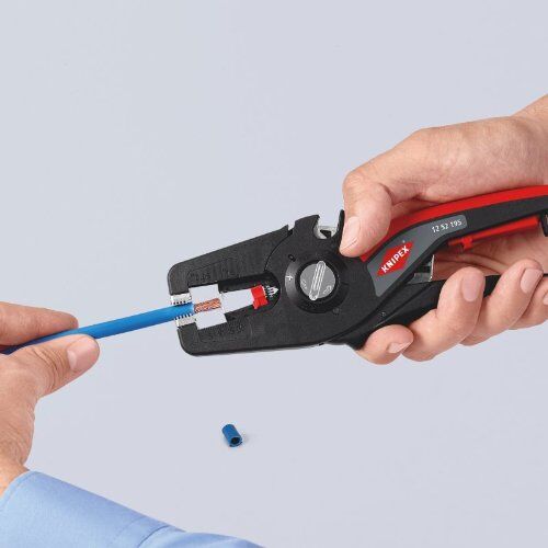  KNIPEX MultiStrip 10 Automatische Abisolierzange KNIPEX 12 52 195 SB PreciStrip16 Automatische Abisolierzange 195 mm 12380343