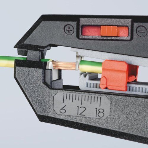  Abisolierzangen und Abmantelungswerkzeuge Automatische Abisolierzange KNIPEX 12 62 180 SB Automatische Abisolierzange  180 mm 12380351