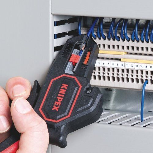  Abisolierzangen und Abmantelungswerkzeuge Automatische Abisolierzange KNIPEX 12 62 180 SB Automatische Abisolierzange  180 mm 12380351