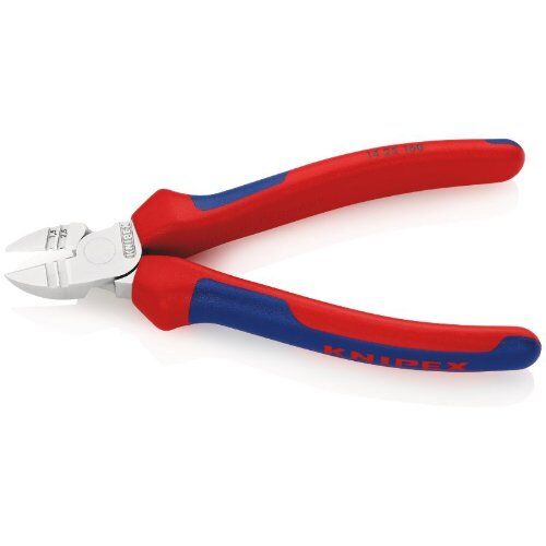  Abisolier-Seitenschneider KNIPEX 14 25 160 Abisolier-Seitenschneider mit Mehrkomponenten-Hüllen verchromt 160 mm 12380371