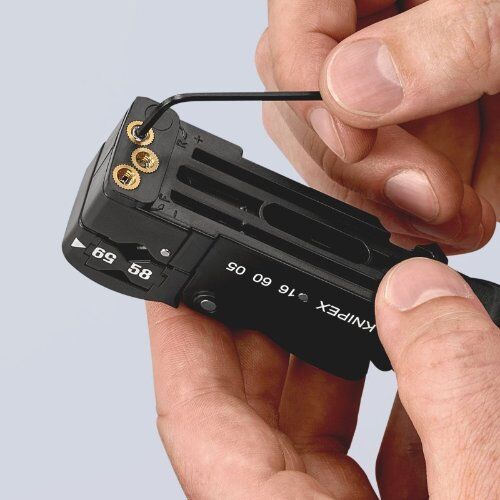  Abisolierwerkzeug für Koaxialkabel KNIPEX 16 60 05 SB Abisolierwerkzeug für Koaxialkabel  105 mm 12380377