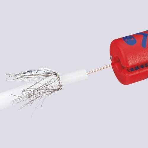  Abisolierwerkzeug für Koaxialkabel KNIPEX 16 60 100 SB Abisolierwerkzeug für Koaxialkabel universal 100 mm 12380378