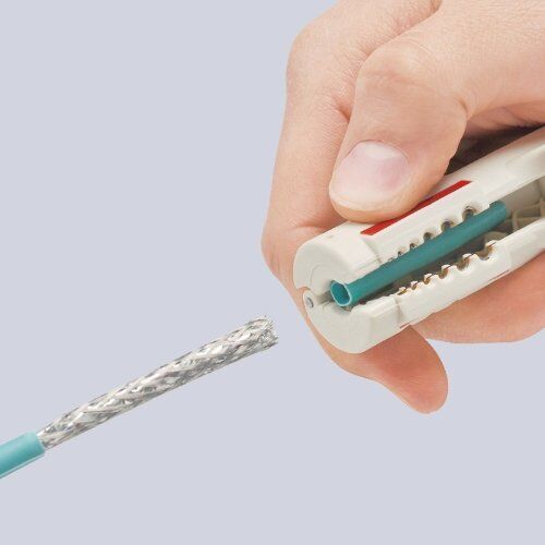  Abmantelungswerkzeug für Datenkabel KNIPEX 16 65 125 SB Abmantelungswerkzeug für Datenkabel  125 mm 12380381