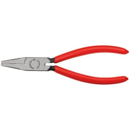  Flachzangen KNIPEX 20 01 160 Flachzange mit Kunststoff überzogen schwarz atramentiert 160 mm 12380821