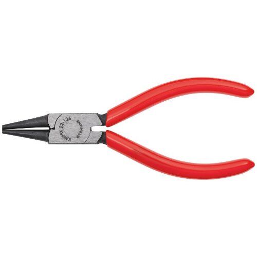  Greifzangen Rundzangen KNIPEX 22 01 125 Rundzange mit Kunststoff überzogen schwarz atramentiert 125 mm 12380809
