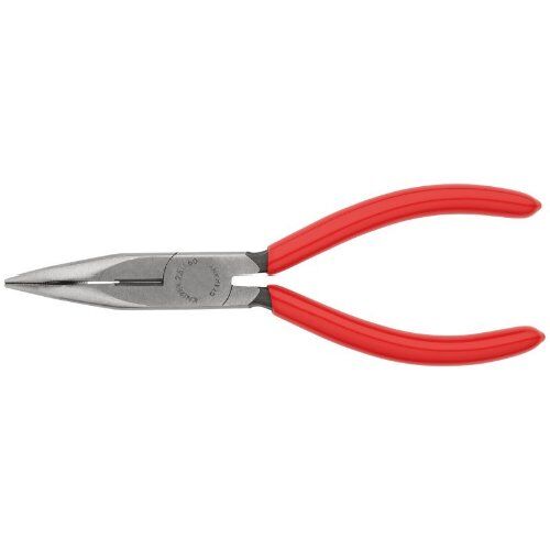  Flachrundzangen mit Schneide (Radiozangen) KNIPEX 25 21 160 Flachrundzange mit Schneide (Radiozange) mit Kunststoff überzogen schwarz atramentiert 160 mm 12380845