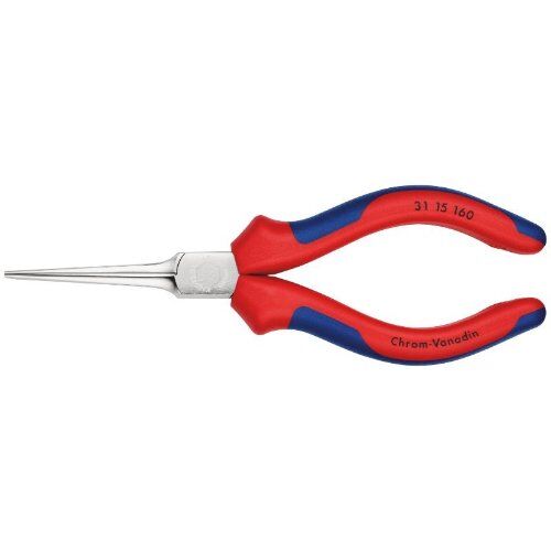  Greifzangen (Nadelzangen) KNIPEX 31 15 160 Greifzange (Nadelzange) mit Mehrkomponenten-Hüllen verchromt 160 mm 12380937
