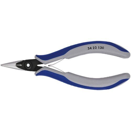  Präzisions-Elektronik-Greifzangen KNIPEX 34 22 130 Präzisions-Elektronik-Greifzange mit Mehrkomponenten-Hüllen brüniert 135 mm 12380897