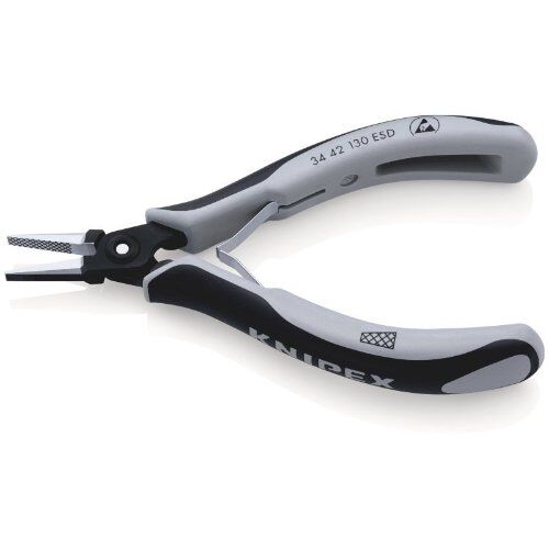  Präzisions-Elektronik-Greifzangen ESD KNIPEX 34 42 130 ESD Präzisions-Elektronik-Greifzange ESD mit Mehrkomponenten-Hüllen brüniert 130 mm 12380889