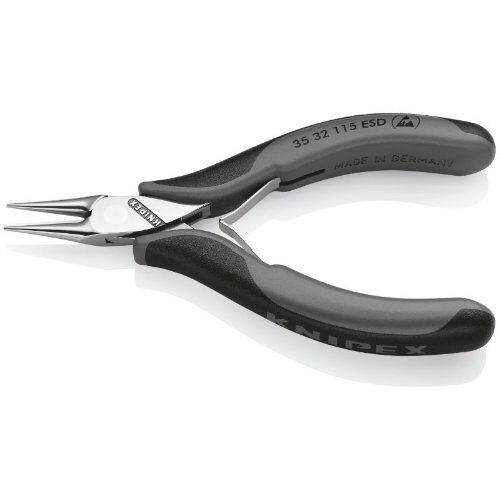  Elektronik-Greifzangen ESD KNIPEX 35 32 115 ESD Elektronik-Greifzange ESD mit Mehrkomponenten-Hüllen 115 mm 12380892