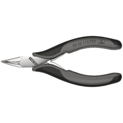  Elektronik-Greifzangen ESD KNIPEX 35 42 115 ESD Elektronik-Greifzange ESD mit Mehrkomponenten-Hüllen 115 mm 12380890