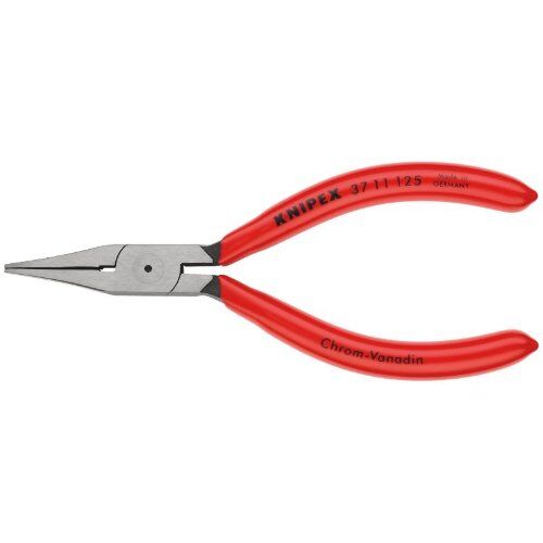  Greifzangen für Feinmechanik KNIPEX 37 11 125 Greifzange für Feinmechanik mit Kunststoff überzogen schwarz atramentiert 125 mm 12380914
