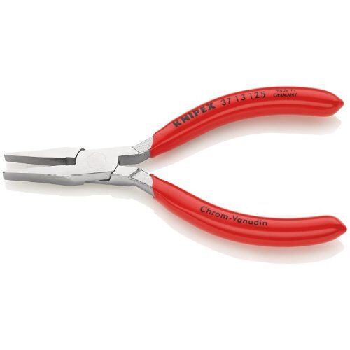  Greifzangen für Feinmechanik KNIPEX 37 13 125 Greifzange für Feinmechanik mit Kunststoff überzogen verchromt 125 mm 12380919