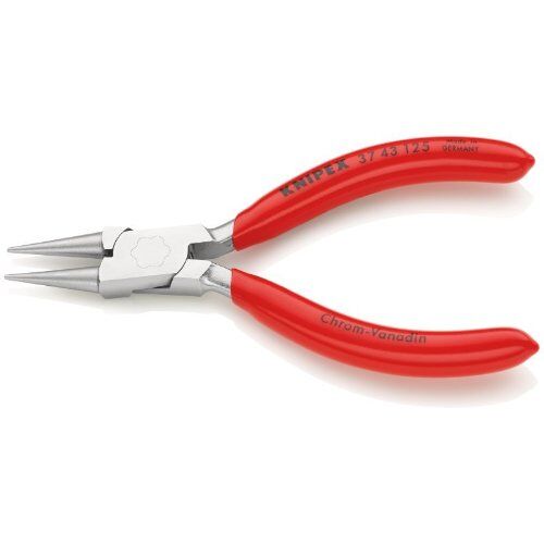  Greifzangen für Feinmechanik KNIPEX 37 43 125 Greifzange für Feinmechanik mit Kunststoff überzogen verchromt 125 mm 12380921