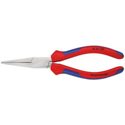  Mechanikerzangen KNIPEX 38 45 190 Mechanikerzange mit Mehrkomponenten-Hüllen verchromt 190 mm 12380930
