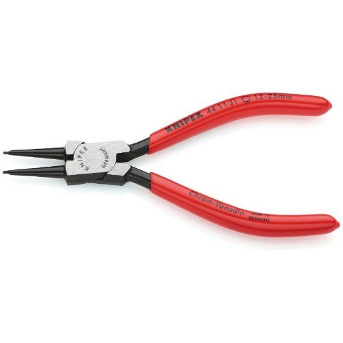  Sicherungsringzangen für Innenringe in Bohrungen KNIPEX 44 11 J1 Sicherungsringzange für Innenringe in Bohrungen mit Kunststoff überzogen schwarz atramentiert 140 mm 12380255