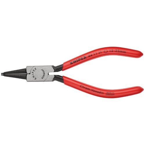  Sicherungsringzangen für Innenringe in Bohrungen KNIPEX 44 11 J1 Sicherungsringzange für Innenringe in Bohrungen mit Kunststoff überzogen schwarz atramentiert 140 mm 12380255