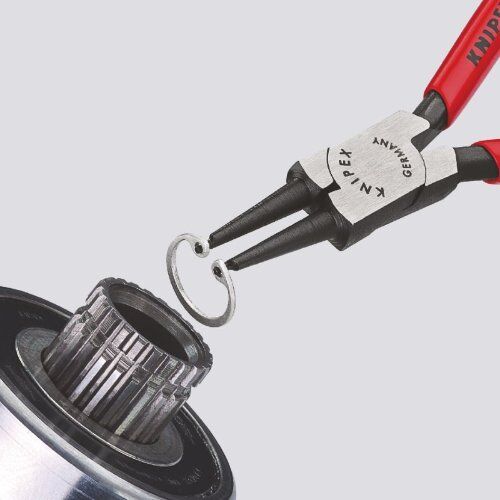  Sicherungsringzangen für Innenringe in Bohrungen KNIPEX 44 11 J1 Sicherungsringzange für Innenringe in Bohrungen mit Kunststoff überzogen schwarz atramentiert 140 mm 12380255