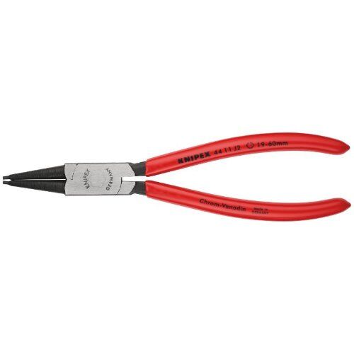  Sicherungsringzangen für Innenringe in Bohrungen KNIPEX 44 11 J2 Sicherungsringzange für Innenringe in Bohrungen mit Kunststoff überzogen schwarz atramentiert 180 mm 12380253