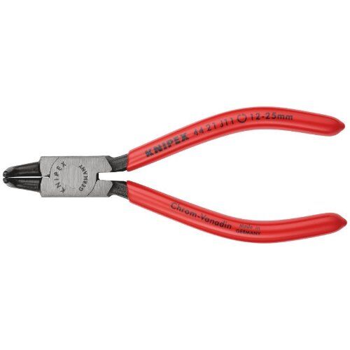  Sicherungsringzangen für Innenringe in Bohrungen KNIPEX 44 21 J11 Sicherungsringzange für Innenringe in Bohrungen mit Kunststoff überzogen schwarz atramentiert 130 mm 12380252