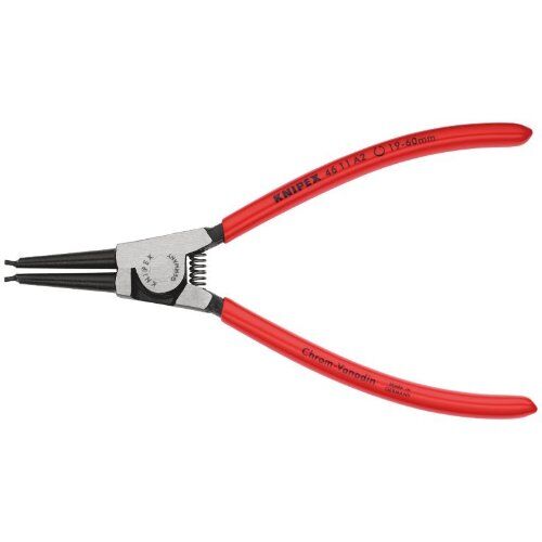  Sicherungsringzangen für Außenringe auf Wellen KNIPEX 46 11 A2 Sicherungsringzange für Außenringe auf Wellen mit Kunststoff überzogen schwarz atramentiert 180 mm 12380260