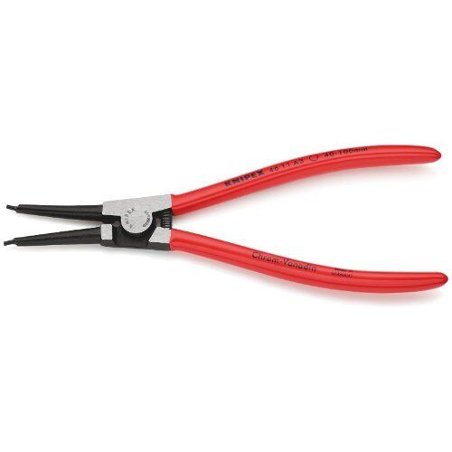  Sicherungsringzangen für Außenringe auf Wellen KNIPEX 46 11 A3 Sicherungsringzange für Außenringe auf Wellen mit Kunststoff überzogen schwarz atramentiert 210 mm 12380262