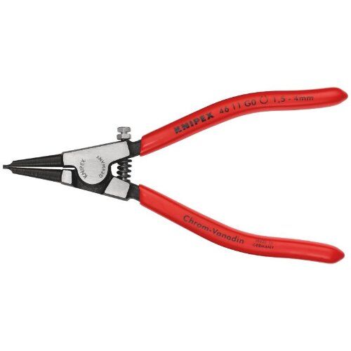  Sicherungsringzangen für Greifringe auf Wellen KNIPEX 46 11 G1 Sicherungsringzange für Greifringe auf Wellen mit Kunststoff überzogen schwarz atramentiert 140 mm 12381114