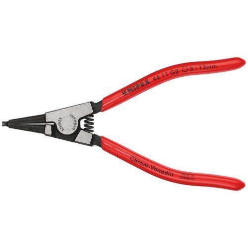  Sicherungsringzangen für Greifringe auf Wellen KNIPEX 46 11 G2 Sicherungsringzange für Greifringe auf Wellen mit Kunststoff überzogen schwarz atramentiert 140 mm 12381113