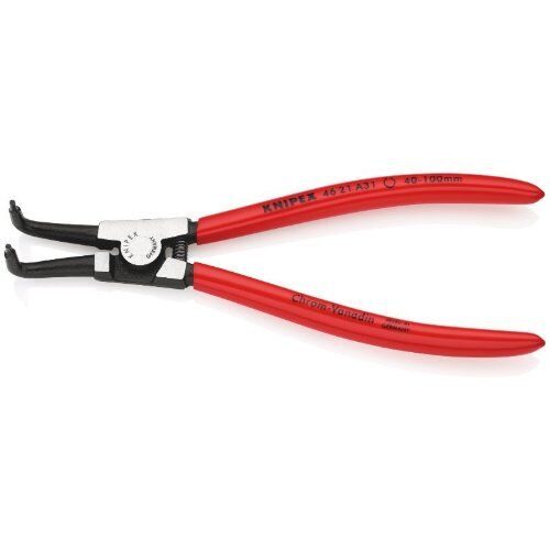  Sicherungsringzangen für Außenringe auf Wellen KNIPEX 46 21 A31 Sicherungsringzange für Außenringe auf Wellen mit Kunststoff überzogen schwarz atramentiert 200 mm 12381091