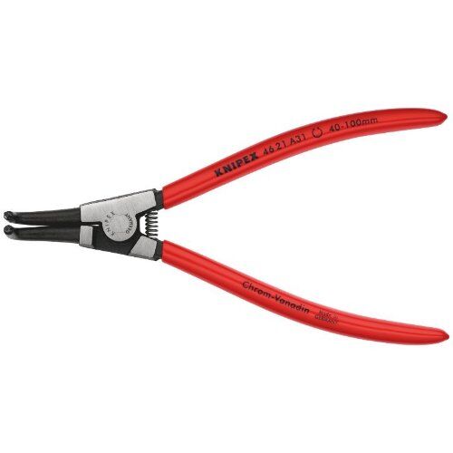  Sicherungsringzangen für Außenringe auf Wellen KNIPEX 46 21 A31 Sicherungsringzange für Außenringe auf Wellen mit Kunststoff überzogen schwarz atramentiert 200 mm 12381091