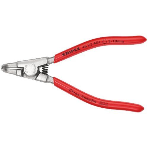  Sicherungsringzangen für Außenringe auf Wellen KNIPEX 46 23 A01 Sicherungsringzange für Außenringe auf Wellen mit Kunststoff überzogen verchromt 125 mm 12381085