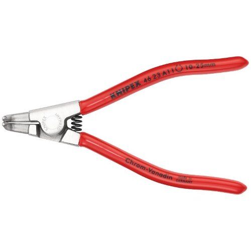  Sicherungsringzangen für Außenringe auf Wellen KNIPEX 46 23 A11 Sicherungsringzange für Außenringe auf Wellen mit Kunststoff überzogen verchromt 125 mm 12381090