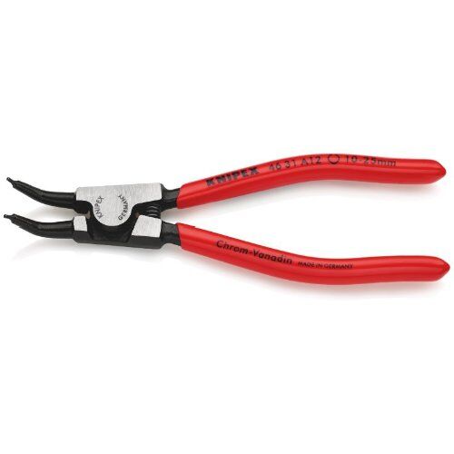  Sicherungsringzangen für Außenringe auf Wellen KNIPEX 46 31 A12 Sicherungsringzange für Außenringe auf Wellen 45° gewinkelt mit Kunststoff überzogen schwarz atramentiert 130 mm 12380261