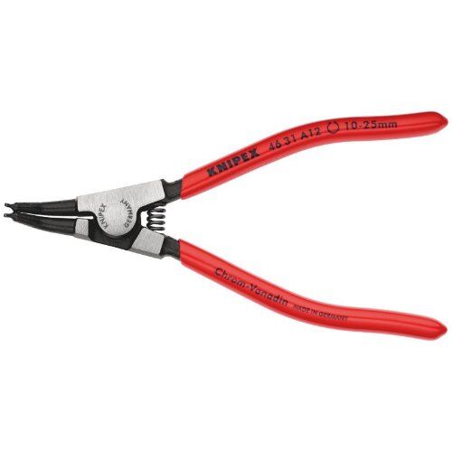  Sicherungsringzangen für Außenringe auf Wellen KNIPEX 46 31 A12 Sicherungsringzange für Außenringe auf Wellen 45° gewinkelt mit Kunststoff überzogen schwarz atramentiert 130 mm 12380261
