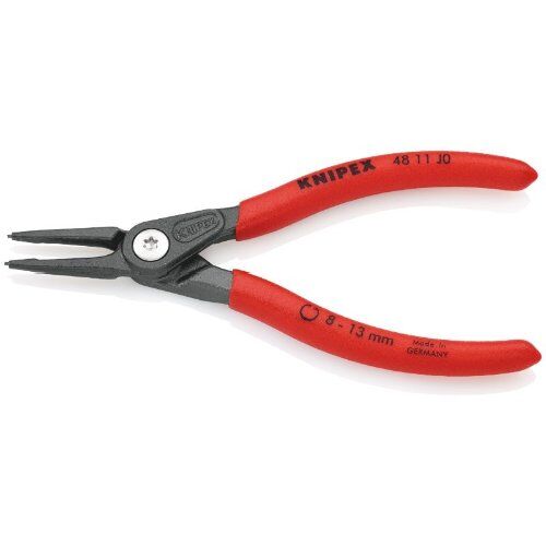  Präzisions-Sicherungsringzangen für Innenringe in Bohrungen KNIPEX 48 11 J0 Präzisions-Sicherungsringzange für Innenringe in Bohrungen mit rutschhemmendem Kunststoff überzogen grau atramentiert 140 mm 12381118