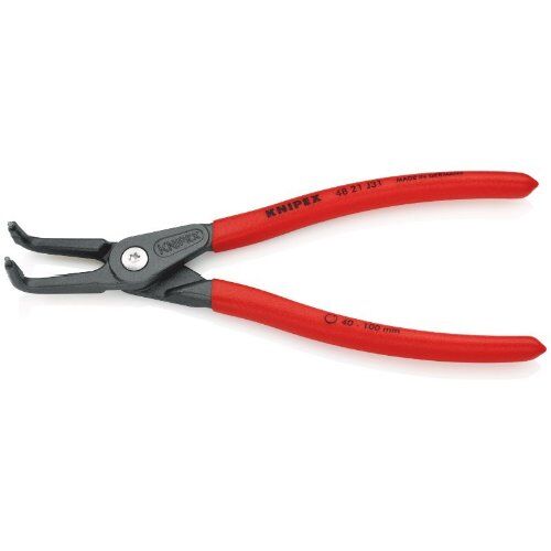  Präzisions-Sicherungsringzangen für Innenringe in Bohrungen KNIPEX 48 21 J31 Präzisions-Sicherungsringzange für Innenringe in Bohrungen mit rutschhemmendem Kunststoff überzogen grau atramentiert 210 mm 12381125