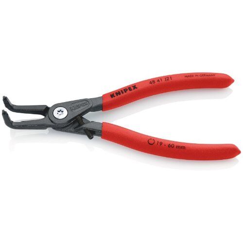 Präzisions-Sicherungsringzangen für Innenringe in Bohrungen KNIPEX 48 41 J21 Präzisions-Sicherungsringzange für Innenringe in Bohrungen mit rutschhemmendem Kunststoff überzogen grau atramentiert 165 mm 12381117