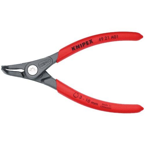  Präzisions-Sicherungsringzangen für Außenringe auf Wellen KNIPEX 49 21 A01 Präzisions-Sicherungsringzange für Außenringe auf Wellen mit rutschhemmendem Kunststoff überzogen grau atramentiert 130 mm 12381133