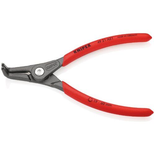  Präzisions-Sicherungsringzangen für Außenringe auf Wellen KNIPEX 49 21 A41 Präzisions-Sicherungsringzange für Außenringe auf Wellen mit rutschhemmendem Kunststoff überzogen grau atramentiert 305 mm 12381146